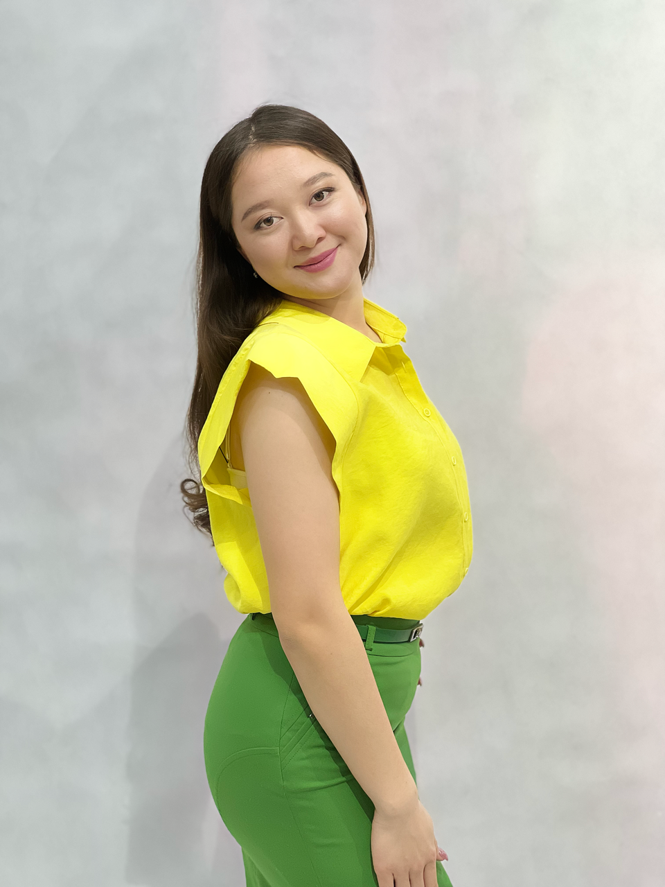 Женская блузка Seul / Размер: EUR 36-42. Цвет: Желтый. Состав: Хлопок.