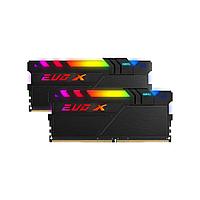 Оперативная память 16GB Kit (2x8GB) GEIL DDR4 PC4-25600 3200MHz EVO X II Black с RGB подсветкой 16-18-18-36
