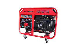 Magnetta, GFE12000E3, Бензиновый генератор 10 кВт, 380 В, двухцилиндровый двигатель 688 куб. см