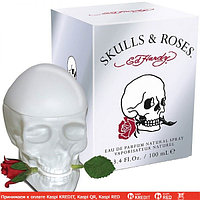 Christian Audigier Ed Hardy Skulls & Roses For Her парфюмированная вода объем 30 мл тестер (ОРИГИНАЛ)