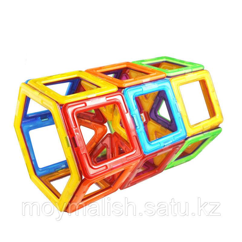 Магнитный конструктор (Цветные магниты) Play Smart 46 деталей, арт. 2430 - фото 2 - id-p93217185