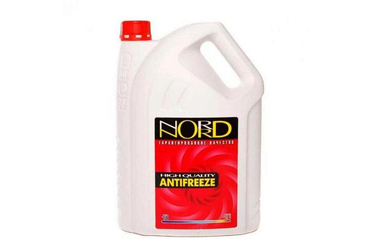 Антифриз NORD красный 10кг.