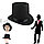 Фетровая шляпа цилиндр на вечеринку 15,5 см черная, фото 8
