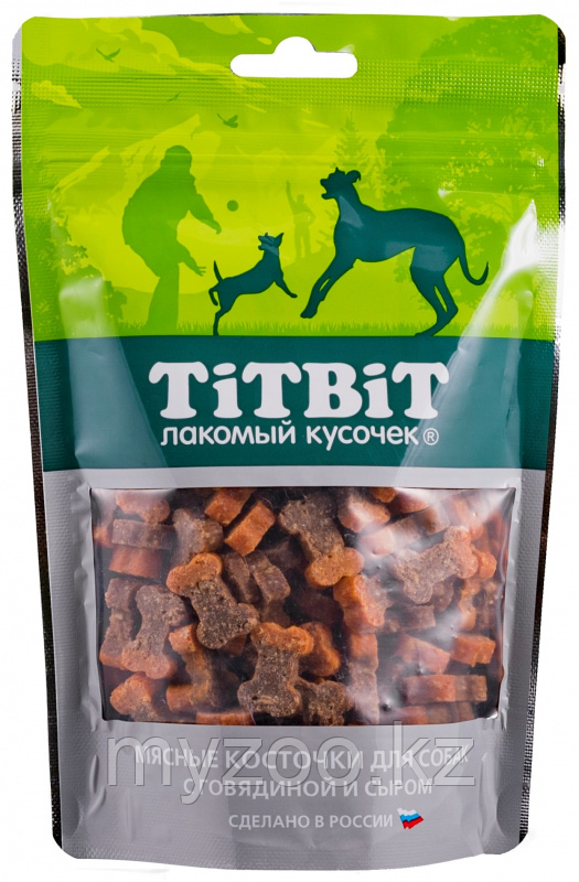 TitBit мясные косточки с говядиной и сыром для собак 145гр