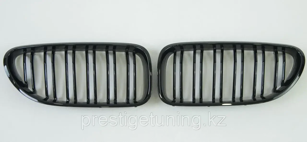 Решетка радиатора на BMW 6-серия (F06/F13/F12) 2011-18 тюнинг ноздри дизайн M6 (Черный цвет) - фото 2 - id-p100518378