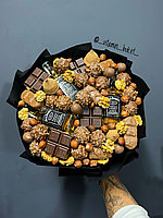 Букет Шоколадный с мини алкоголем М размер
