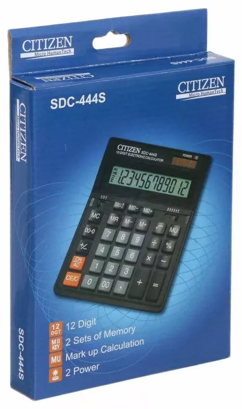 Калькулятор Citizen SDC-444S: продажа, цена в Щучинске. Калькуляторы от ...