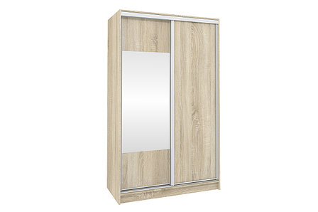 Шкаф-купе Simple, Дуб Сонома 120х200,5х58,9 см, фото 1