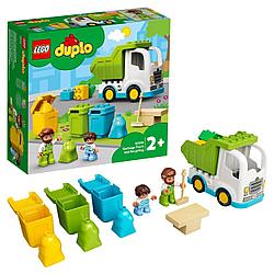 Lego Duplo Town Мусоровоз и контейнеры для раздельного сбора мусора 10945