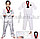 Форма для тхэквондо добок World Taekwondo  белая с красно-черным воротником 130, фото 8