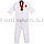 Форма для тхэквондо добок World Taekwondo  белая с красно-черным воротником 130, фото 10