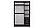 Шкаф для одежды 3-дверный Лофт, венге  120х202х57,5 см, фото 4
