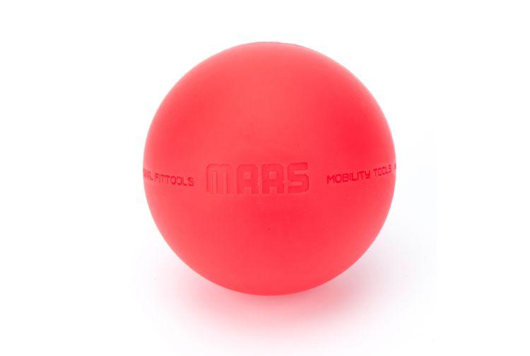 Мяч для МФР 9 см одинарный FT-MARS (красный, чёрный) (Красный) - фото 2 - id-p100529284