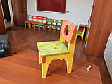 Комплект детский столик со стульями, из фанеры, "без единого гвоздя" (1-я группа, 5-ти местный), фото 9