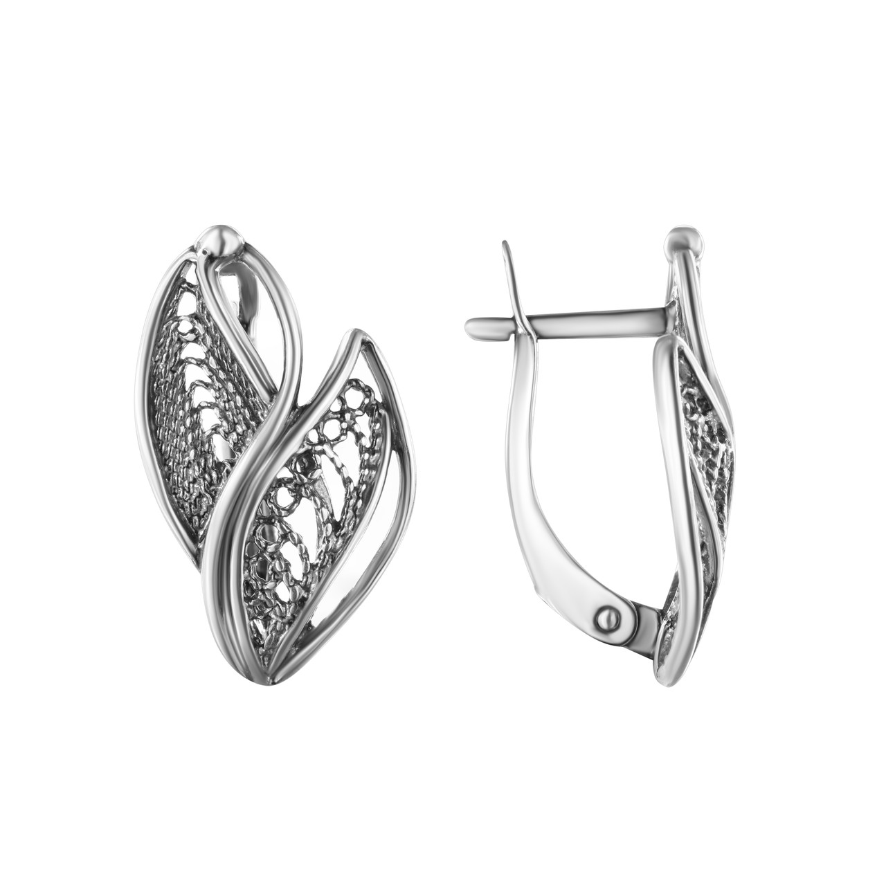 Серьги из серебра Красная Пресня 3308090 ,с английским замком