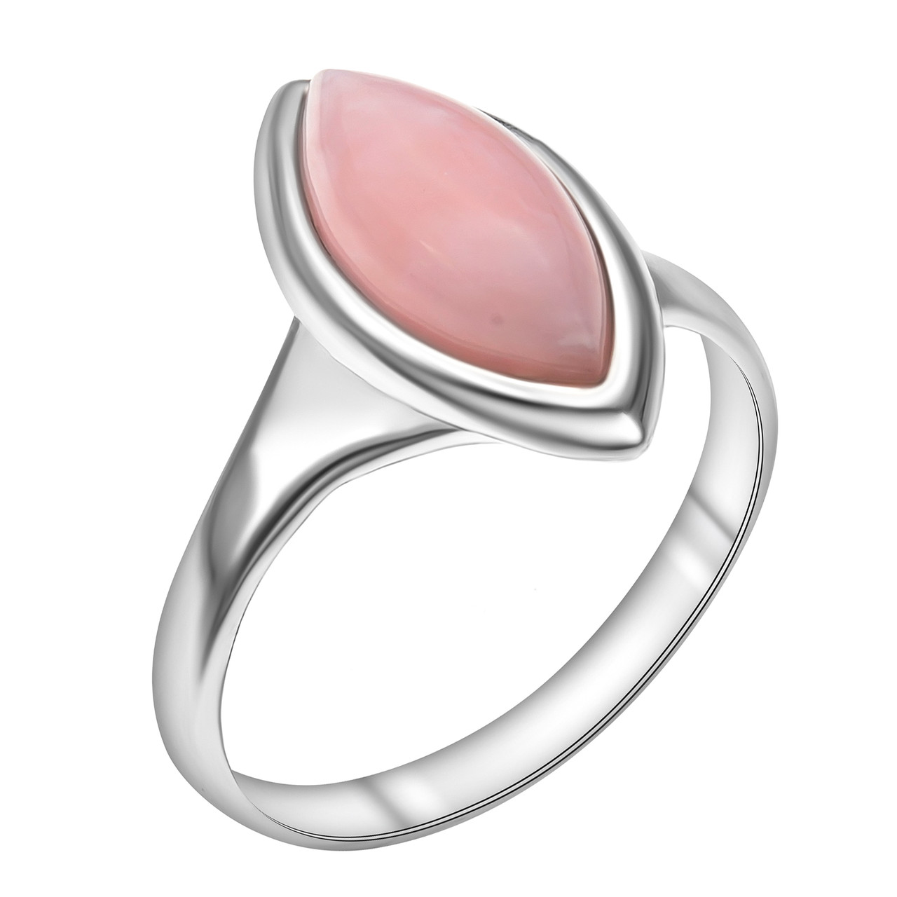 Серебряное кольцо с кварцем розовым Darvin 920P11073aa покрыто  родием