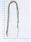 Колье из серебра Pokrovsky покрыто  родием, якорная 0310311-00245 размеры - 40, фото 2