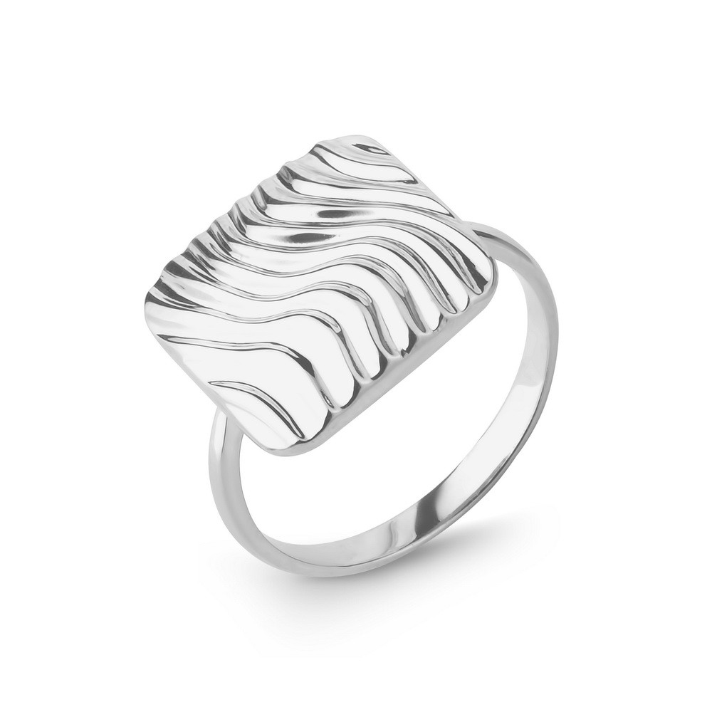 Серебряное кольцо Костромской ювелирный завод 44000214 покрыто родием - фото 1 - id-p99506820
