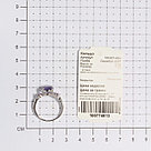 Кольцо из серебра с фианитом синт. TEOSA 100-527-AM покрыто  родием, фото 2