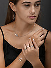 Серебряное кольцо TEOSA 10129-2313-00 покрыто  родием, фото 7