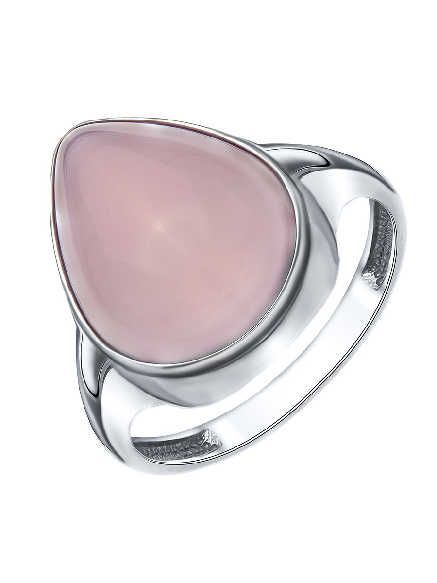 Серебряное кольцо с халцедоном Teosa 1000-0170-CLD-r покрыто родием