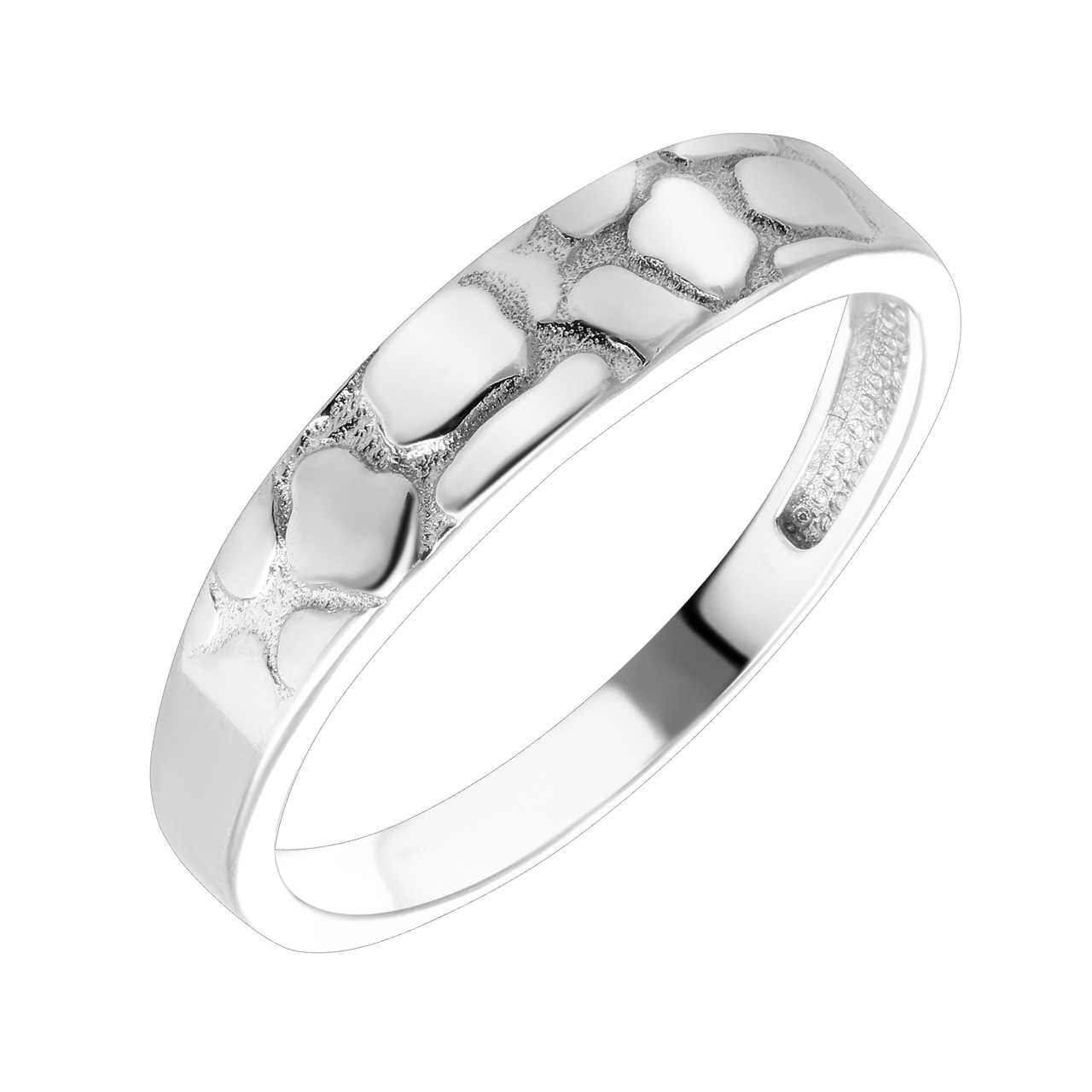 Серебряное кольцо TEOSA 10134-2892-00 покрыто  родием