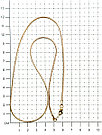 Серебряная цепь Красцветмет НЦ 22-078А-4-035 позолота, снейк со спиральной огр., фото 2