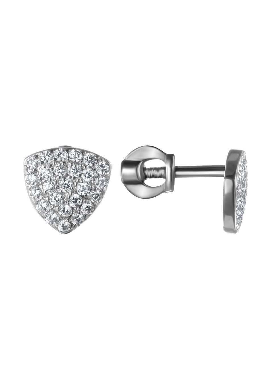 10220-0566-CZ Серьги TEOSA 10220-0566-CZ покрыто родием