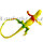 Резиновая ящерица игрушка антистресс желтая, фото 4