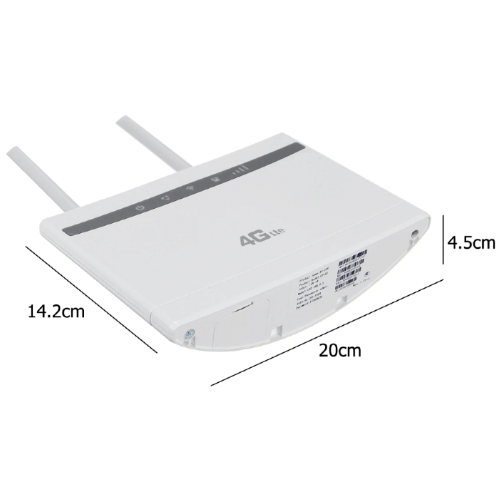 4G Модем WiFi Роутер / Работает от SIM Карты / Две Антенны 4G