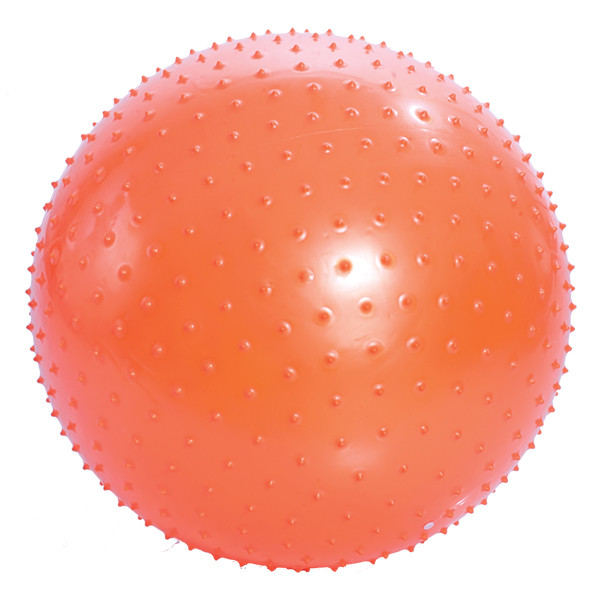 М-175 Мяч с насосом (75 см. оранжевый) - фото 1 - id-p100538505