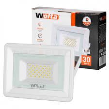 Светодиодный прожектор 30 Вт LED WFL-30W/06W белый  5500K  SMD IP65 2550 Лм Wolta