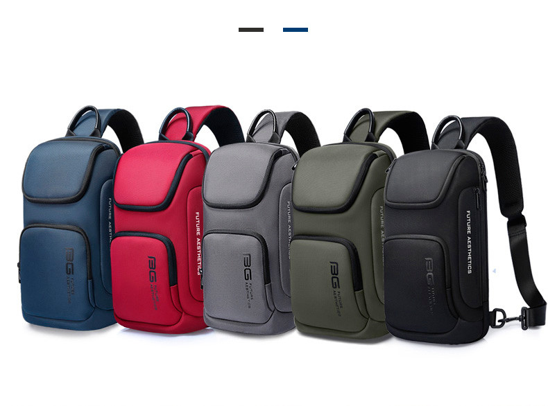 Кросс-боди сумка слинг мини-рюкзак Bange BG-7565 (красная) - фото 2 - id-p100540490