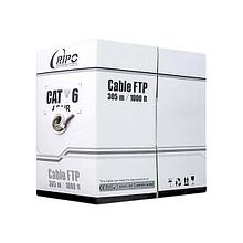 Кабель сетевой, RIPO FСC-6574, FTP Cat.6 4x2x1/0,57 PVC 305 м/б