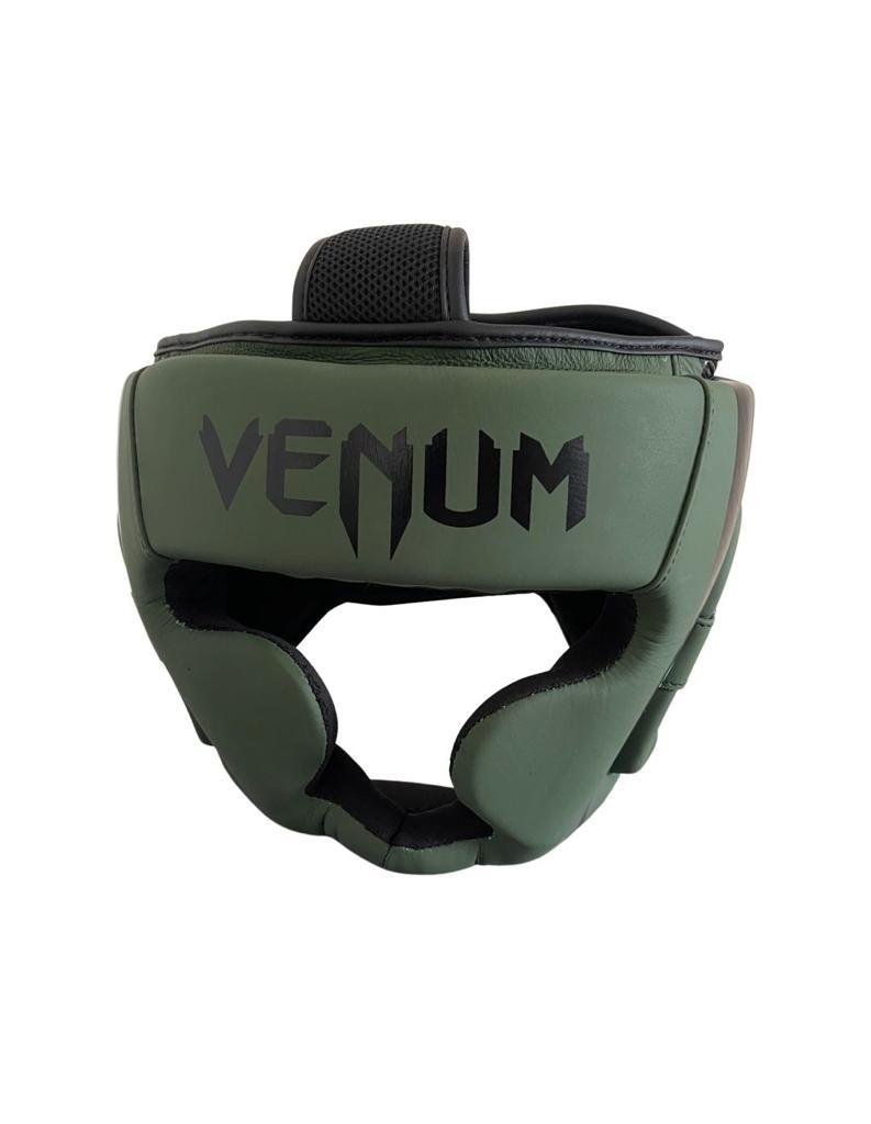 Шлем боксерский Venum Elite green/black - фото 2 - id-p100548416