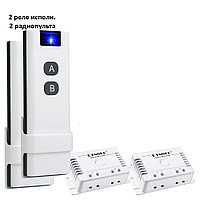 Радиореле 2-канальное до 100 м, 2 радиопульта (47)