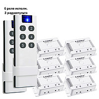 Радиореле 6-канальное до 100 м, 2 радиопульта (89)