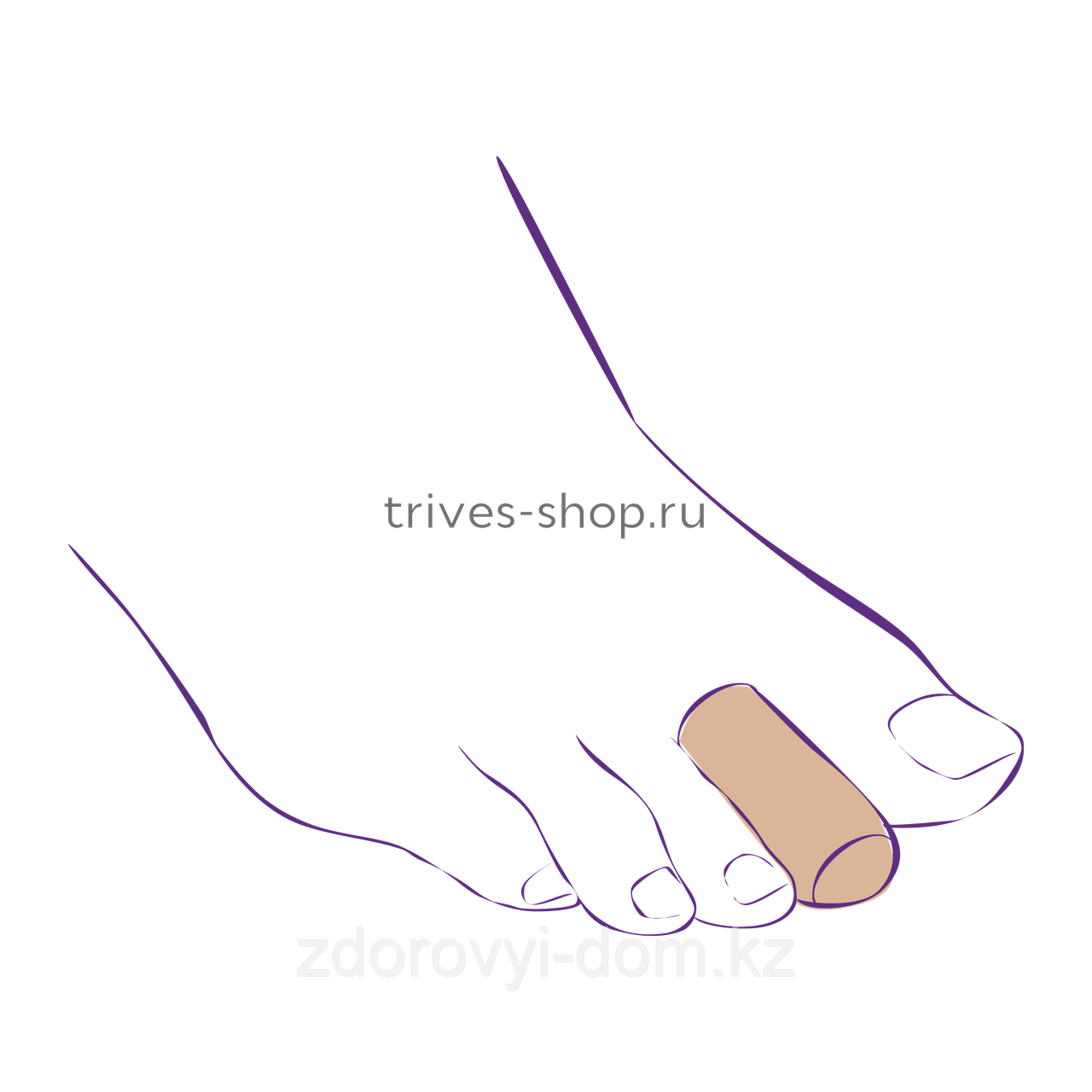 Защитный колпачок для пальцев с тканевым покрытием СТ-66
