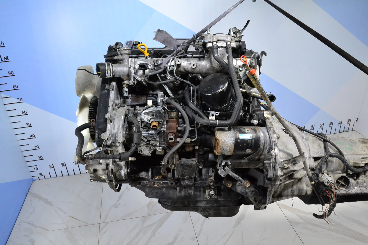 Двигатель Toyota 3.0L 8V 1KZ-TE ТНВД (дизель) с турбиной - фото 10 - id-p99113664