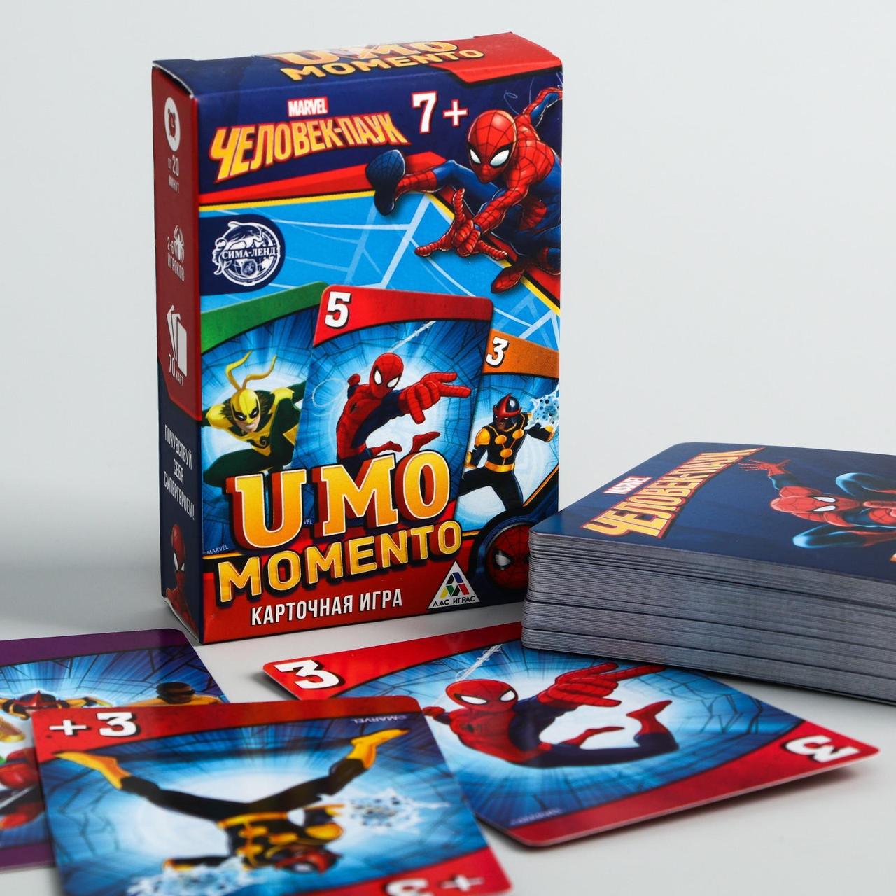 Карточная игра UMO momento. Человек паук - фото 1 - id-p100559652