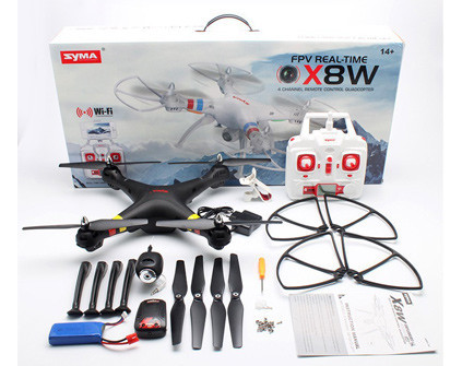 Квадрокоптер Syma X8w 2.4ghz с видеокамерой