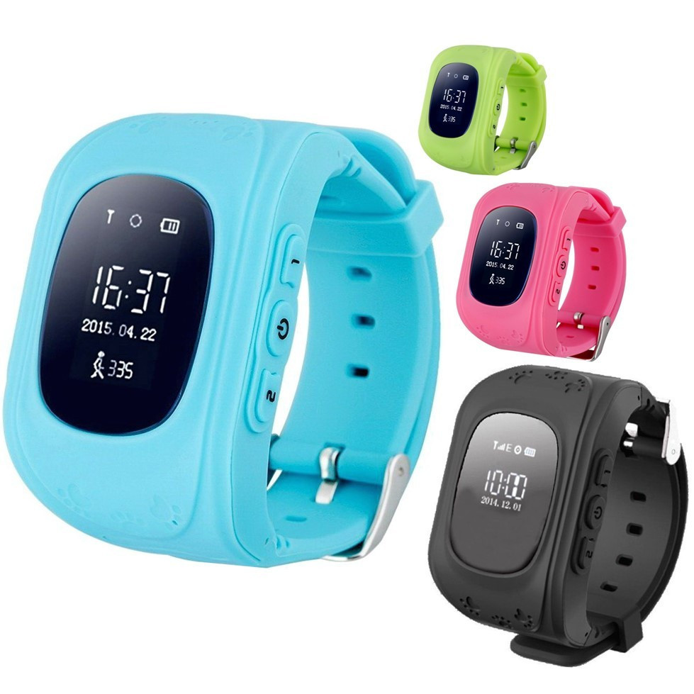 Детские умные часы GPS трекер Q50 W5 Bluetooth 4.0 GSM двухсторонняя голосовая связь