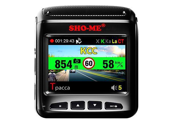 Авто видеорегистратор с радаром SHO ME COMBO 3 ikach