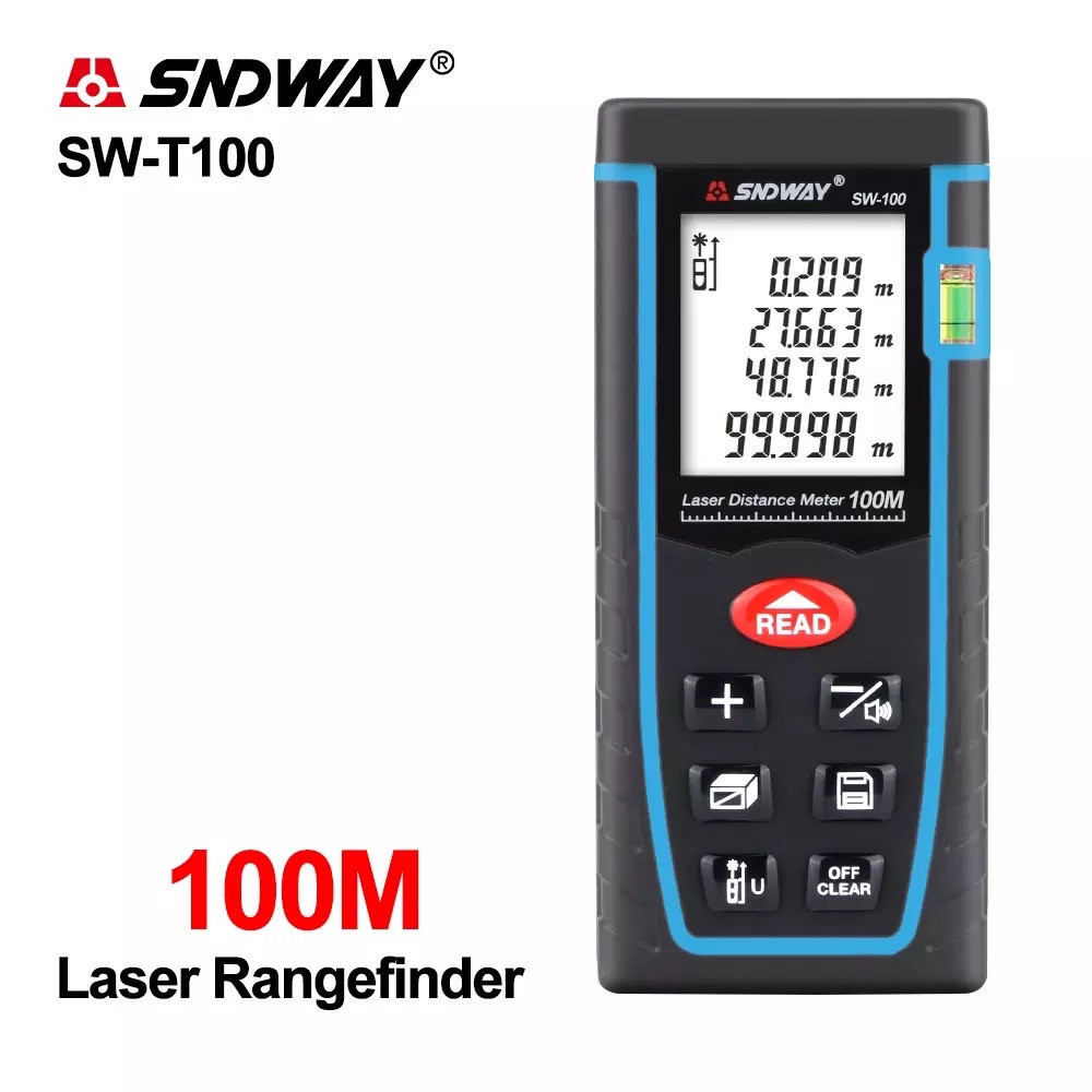 Лазерная рулетка SNDWAY SW-T100 метров Дальномер