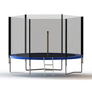 Батут пружинный с защитой XGK-10W