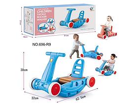 Каталка-качалка 2 в 1 696-R9 голубой