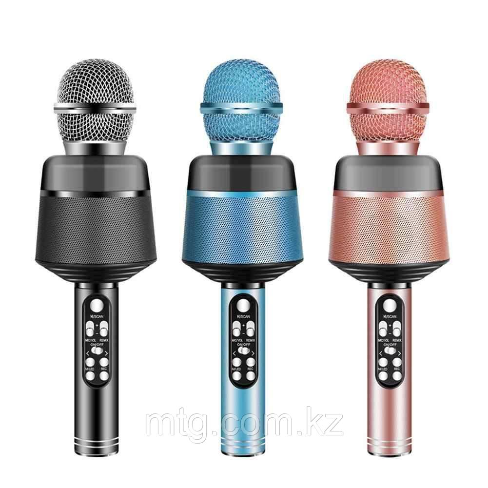 Караоке микрофон беспроводной Wireless Microphone HIFI Speaker Q-008 - фото 2 - id-p100569807