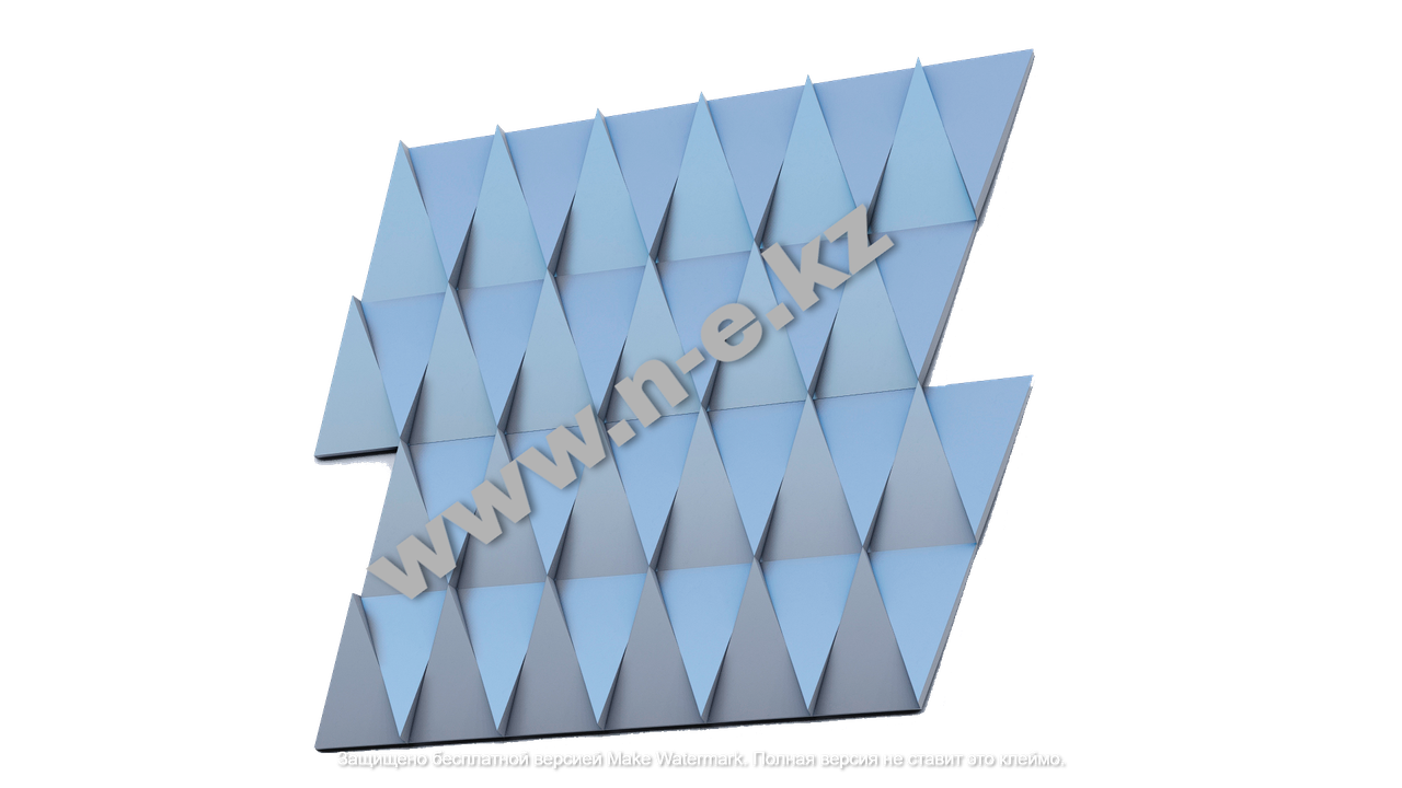 Навесной вентилируемый фасад 3D (декоративные объемные металлокассеты), PWQ2 - фото 1 - id-p100569057