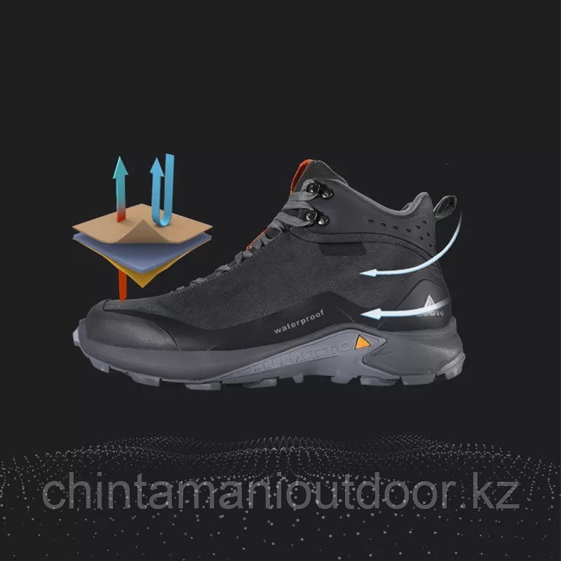 Треккинговые ботинки Humtto, туристические ботинки, непромокаемые, крепкие - фото 2 - id-p100571572