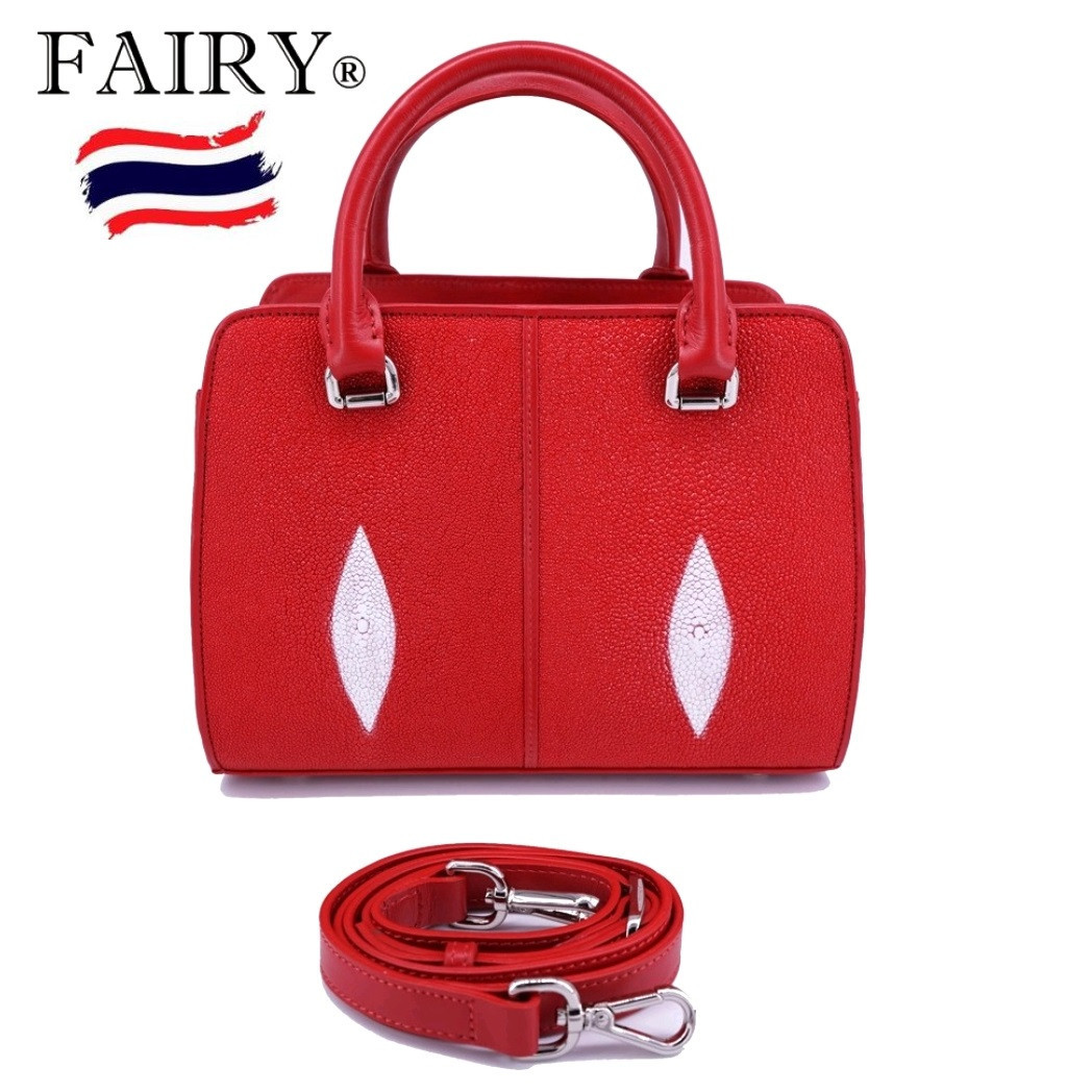 Сумка женская из натуральной кожи Ската Fairy Genuine Leather Product Model SRT203, Таиланд